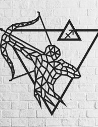 Koka sienas dekors - puzle ZODIAKS "Strēlnieks" / "Zodiac: Sagittarius" (272 detaļas)