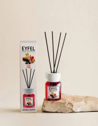 Ir uz vietas! Oriģināls EYFEL "Reed Diffuser Tulip / Tulpe" telpu smaržas difuzors 120 ml, mājas aromāts ar kociņiem, gaisa atsvaidzinātājs, telpu smaržas, aromaterapija